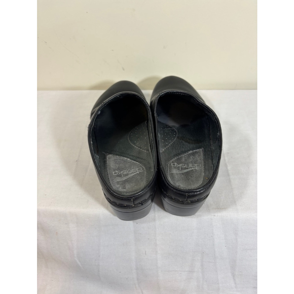 Women's Dansko Clogs Size 40 Black Leather - Picture 2 of 8